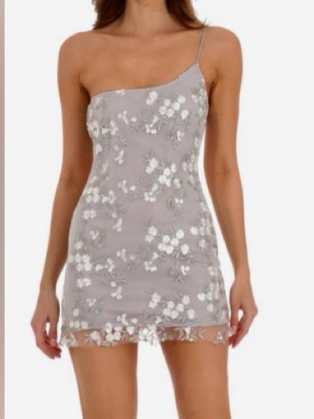 Lucy in the Sky Myah One Shoulder Dress small